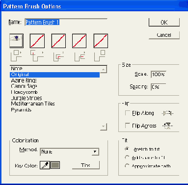 Создание кисти типа Pattern